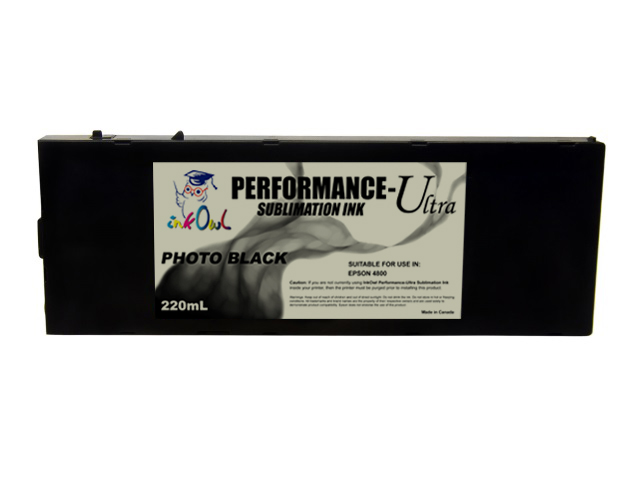 220ml PHOTO BLACK Performance-Ultra Sublimation Cartridge for Epson Stylus Pro 4800