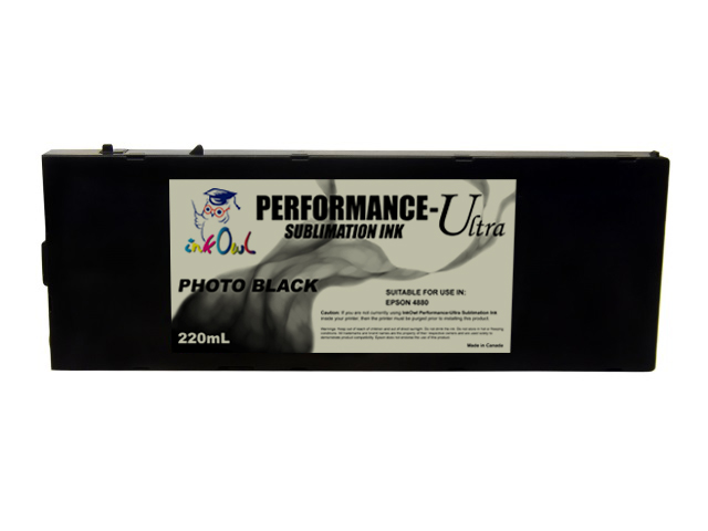 220ml PHOTO BLACK Performance-Ultra Sublimation Cartridge for Epson Stylus Pro 4880