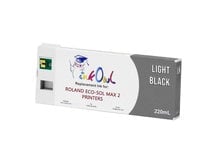 220ml LIGHT BLACK Compatible Cartridge for Roland ECO-SOL MAX 2 Printers (ESL4-LK)