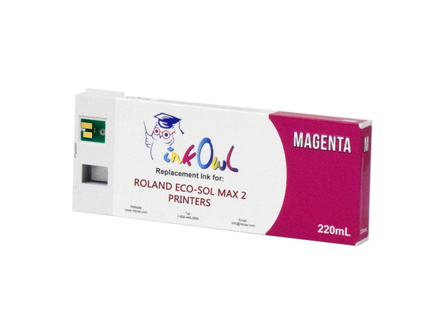 220ml MAGENTA Compatible Cartridge for Roland ECO-SOL MAX 2 Printers (ESL4-MG)