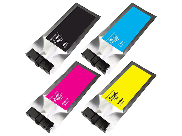 4x500ml Compatible Ink Pouch Pack for Roland TrueVIS Printers using TR2 ink