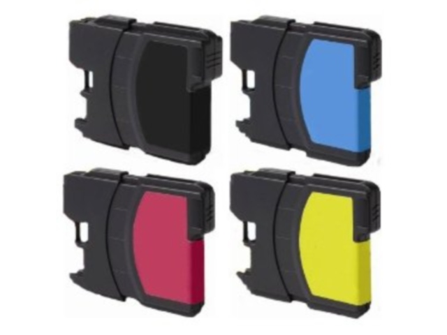 4-Pack Compatible Cartridges for BROTHER LC61