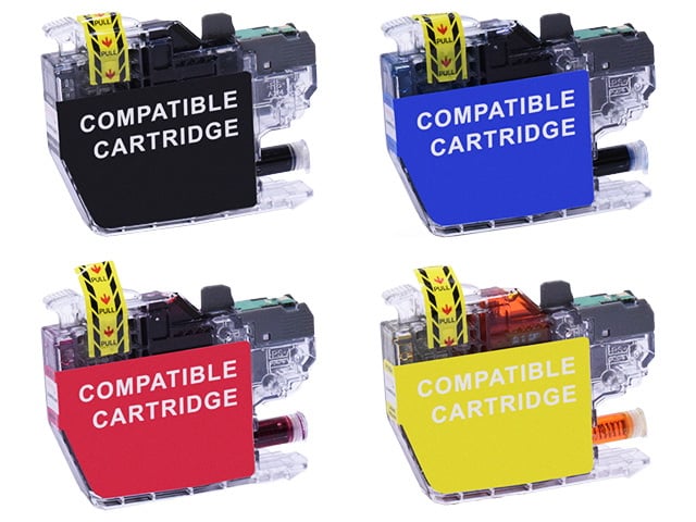 4-Pack Compatible Cartridges for BROTHER LC401XL