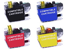 4-Pack Compatible Cartridges for BROTHER LC401XL