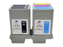 5-pack 130ml Compatible Cartridges for CANON PFI-107