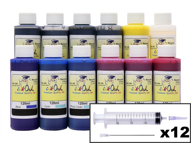 20oz Refill Ink Kit For Canon PG-30 CL-31 Printers – Black, Cyan, Magenta, Yellow