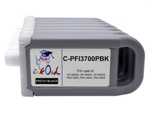 7-pack 700ml Compatible Cartridges for CANON PFI-2700/PFI-3700 for GP-2600S, GP-4600S, GP-6600S