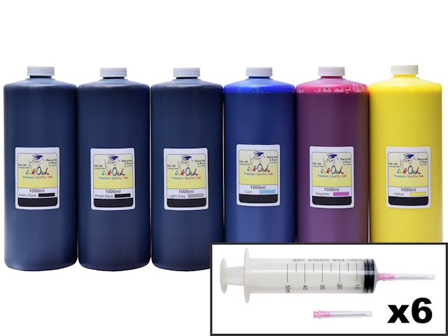 1000ml Refill Kit for HP DesignJet Z6600, Z6610 (#771, #773 cartridges)