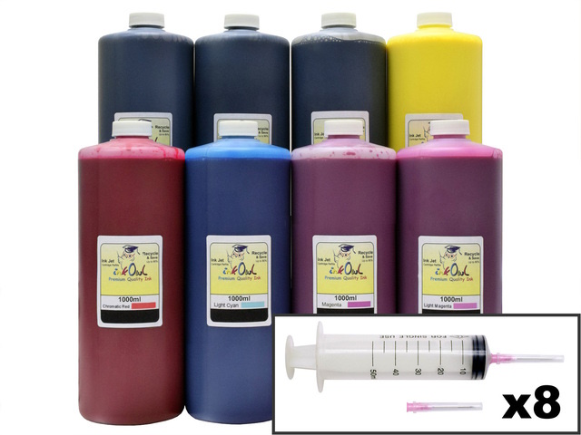 1000ml Refill Kit for HP DesignJet Z6200, Z6800, Z6810 (#771, #773 cartridges)