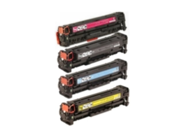 4-Pack Compatible Cartridges for HP CF410X-CF411X-CF412X-CF413X (410X)