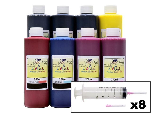 250ml Refill Kit for HP DesignJet Z6200, Z6800, Z6810 (#771, #773 cartridges)