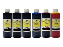 6x250ml Matte Black, Cyan, Magenta, Yellow, Gray, Dark Gray Ink for HP 761