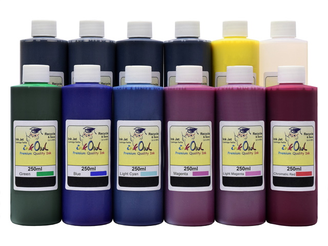 12x250ml Ink for HP DesignJet Z3200