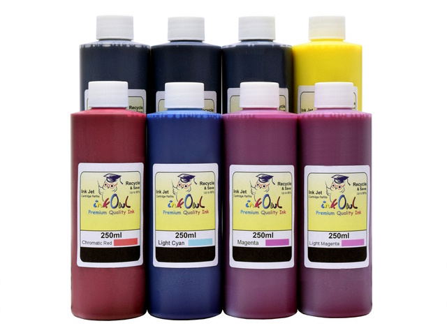 8x250ml Ink for HP DesignJet Z6200, Z6800, Z6810