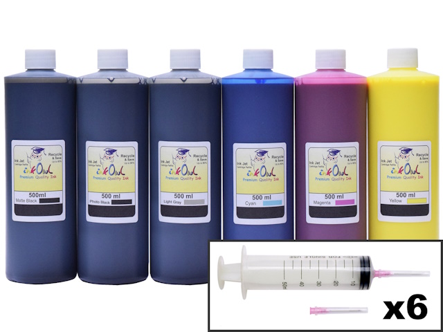 500ml Refill Kit for HP DesignJet Z6600, Z6610 (#771, #773 cartridges)