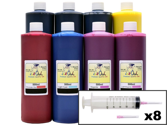 500ml Refill Kit for HP DesignJet Z6200, Z6800, Z6810 (#771, #773 cartridges)