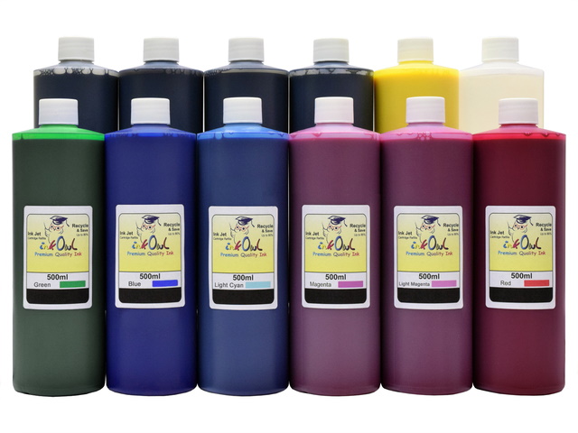 12x500ml Ink for HP DesignJet Z3100