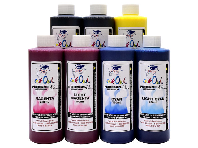 7x250ml Performance-Ultra Sublimation Ink for Epson Wide Format Printers
