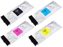 4x500ml Compatible Ink Pouch Pack for Roland TrueVIS Printers using TR2 ink