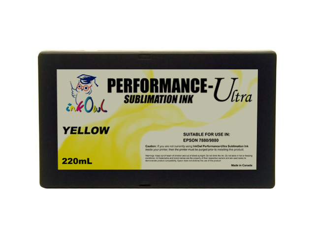 220ml YELLOW Performance-Ultra Sublimation Cartridge for Epson Stylus Pro 7880, 9880