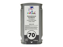 Remanufactured 130ml HP #70 LIGHT GRAY Pigment Cartridge for DesignJet Z2100, Z3100, Z3200, Z5200, Z5400 (C9451A)