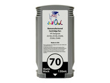 Remanufactured 130ml HP #70 MATTE BLACK Pigment Cartridge for DesignJet Z2100, Z3100, Z3200, Z5200, Z5400 (C9448A)