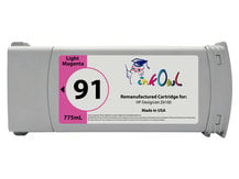 Remanufactured 775ml HP #91 LIGHT MAGENTA Pigment Cartridge for DesignJet Z6100 (C9471A)