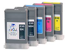 5-pack 55ml Compatible Cartridges for CANON PFI-030