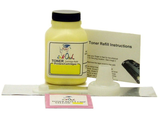 1 YELLOW Laser Toner Refill Kit for LEXMARK C540, C543, C544, C546, X543, X544, X546, X548