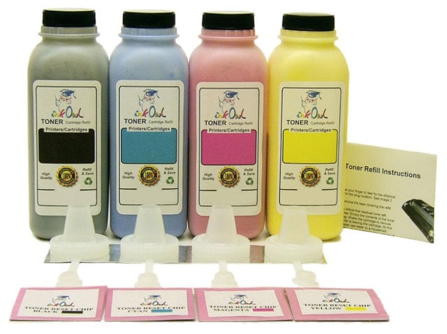 4-Color Laser Toner Refill Kit for use in HP 3600