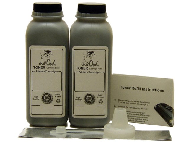 2 Laser Toner Refills for use in HP Q7553A (53A) and Q7553X (53X)